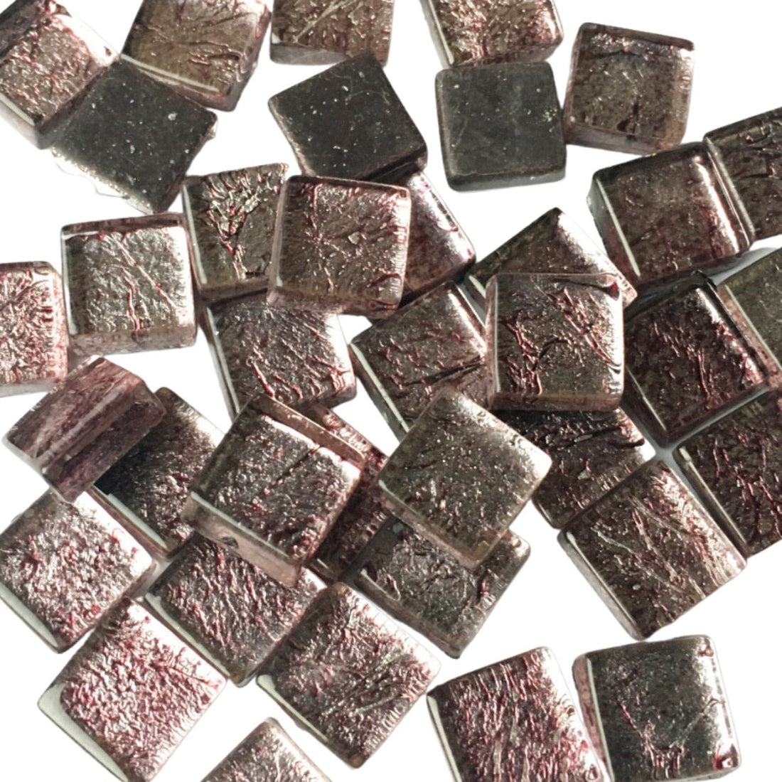 Verre Mosaique - glass mosaic -Glasmosaik-glasmozaïek-Glasmozaiek Spiegel 10mm Granaat - mosaicshop