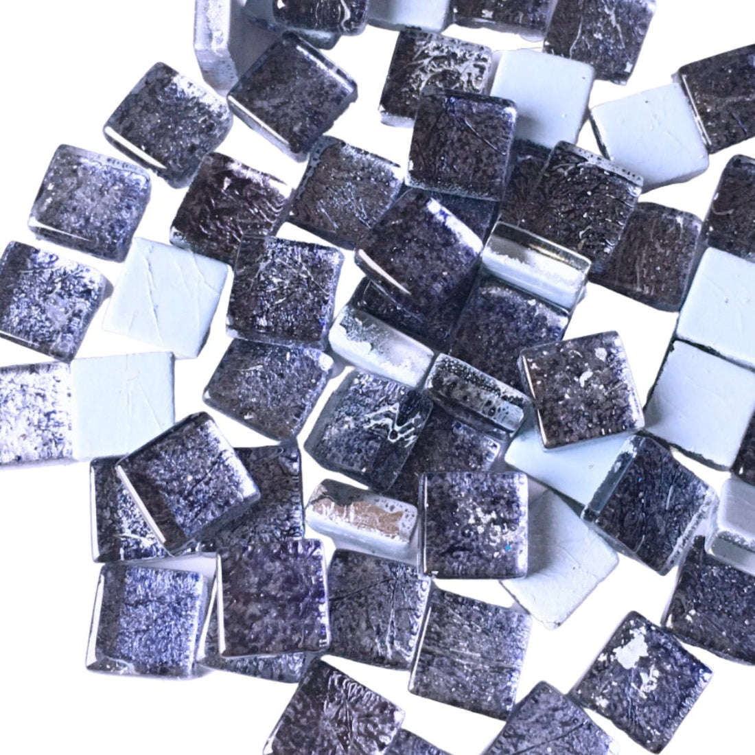 Verre Mosaique - glass mosaic -Glasmosaik-glasmozaïek-Glasmozaiek Spiegel 10mm Kobalt - mosaicshop