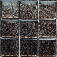 Verre Mosaique - glass mosaic -Glasmosaik-glasmozaïek-Glasmozaiek Spiegel 20mm Zwart - mosaicshop