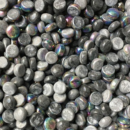 Verre Mosaique - glass mosaic -Glasmosaik-glasmozaïek-Glasnopjes 12mm Zwartmix - mosaicshop