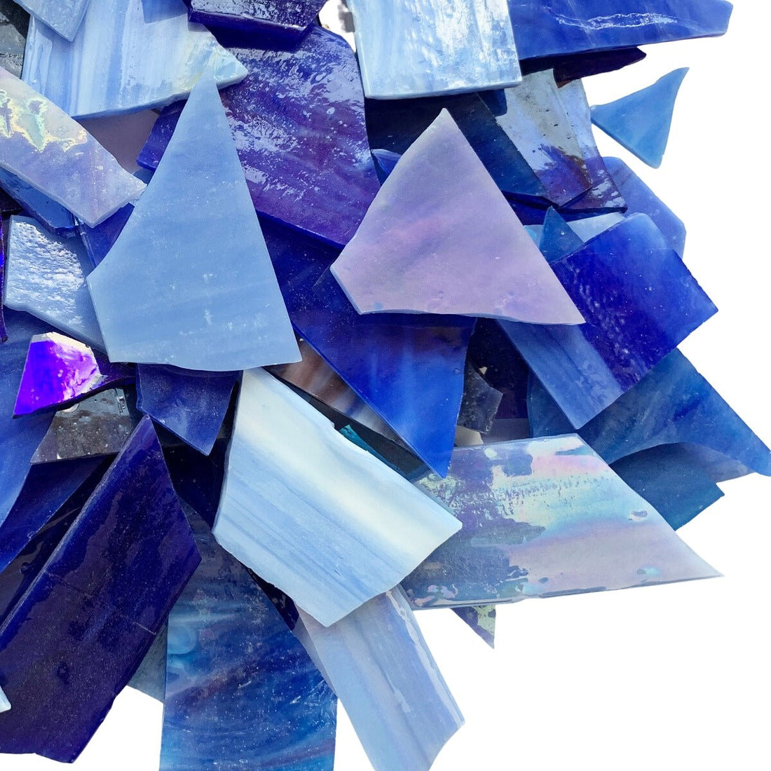 Verre Mosaique - glass mosaic -Glasmosaik-glasmozaïek-Glasscherven Glasscherven Luchtblauwmix - mosaicshop