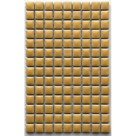 Verre Mosaique - glass mosaic -Glasmosaik-glasmozaïek-Keramiek 10mm Banaan - mosaicshop