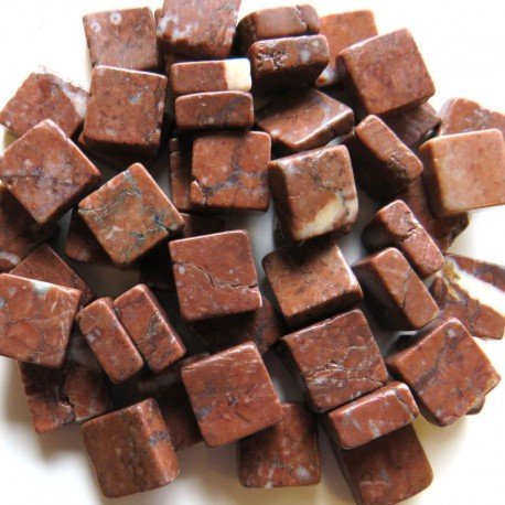 Verre Mosaique - glass mosaic -Glasmosaik-glasmozaïek-Marmer 10mm Rosso Verona - mosaicshop
