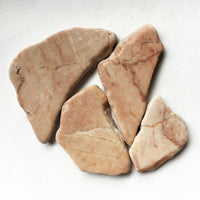 Verre Mosaique - glass mosaic -Glasmosaik-glasmozaïek-Marmer Polygoon Pink Cream - mosaicshop