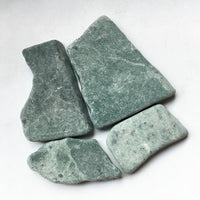 Verre Mosaique - glass mosaic -Glasmosaik-glasmozaïek-Marmer Polygoon Verde Jade - mosaicshop