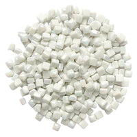 Verre Mosaique - glass mosaic -Glasmosaik-glasmozaïek-Micro Glasmozaiek 4,8mm Parelmoer Wit - mosaicshop