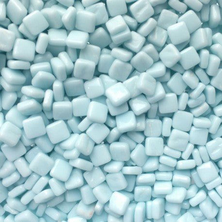 Verre Mosaique - glass mosaic -Glasmosaik-glasmozaïek-Ottoman 8mm Lichtblauw Grijs - mosaicshop