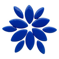 Verre Mosaique - glass mosaic -Glasmosaik-glasmozaïek-Ottoman Bloemblaadjes Brilliant Blauw - mosaicshop