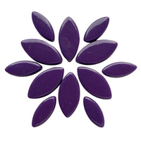 Verre Mosaique - glass mosaic -Glasmosaik-glasmozaïek-Ottoman Bloemblaadjes Donkerpaars - mosaicshop