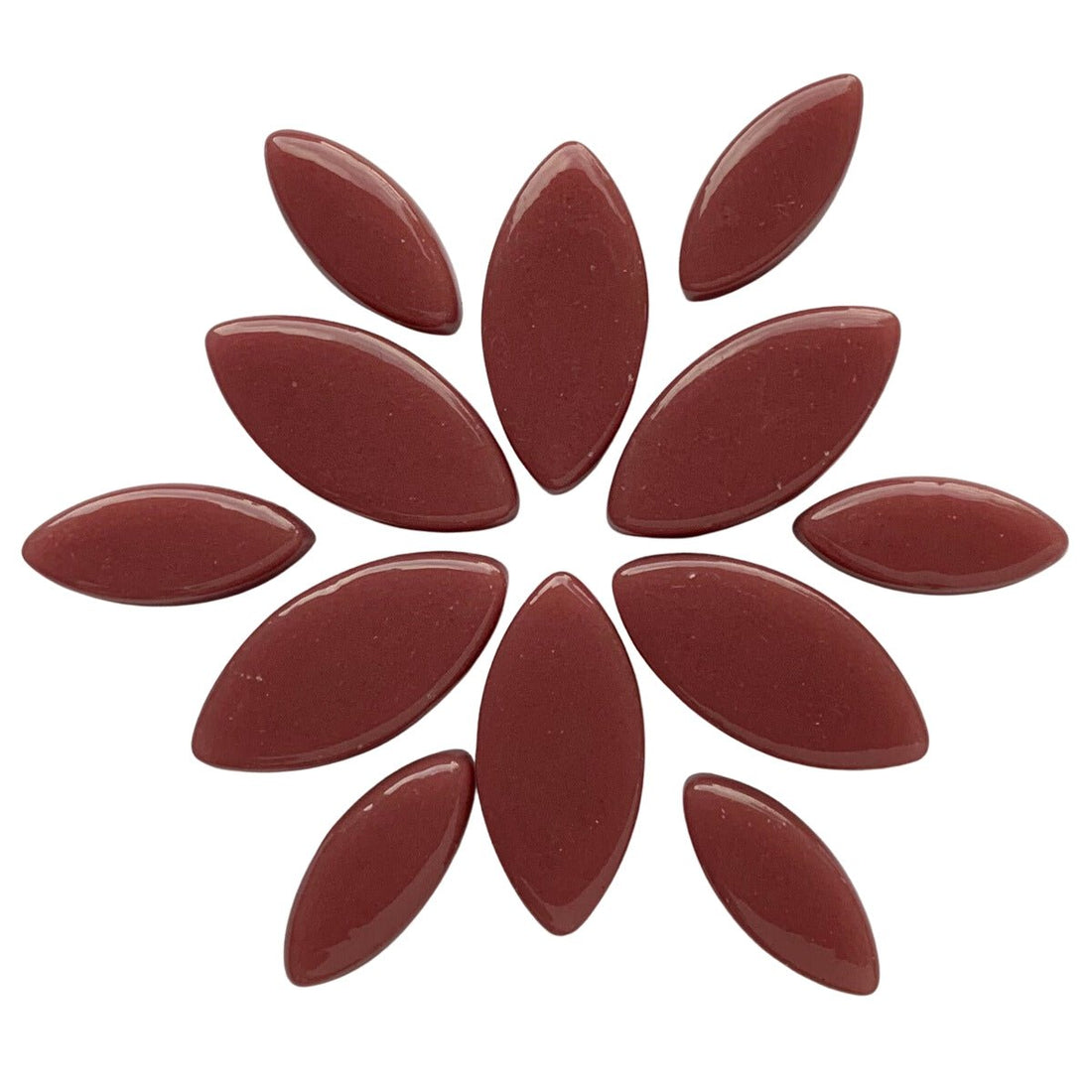 Verre Mosaique - glass mosaic -Glasmosaik-glasmozaïek-Ottoman Bloemblaadjes Framboos - mosaicshop