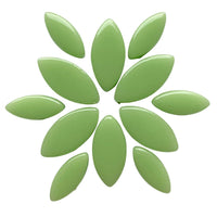 Verre Mosaique - glass mosaic -Glasmosaik-glasmozaïek-Ottoman Bloemblaadjes Muntgroen - mosaicshop