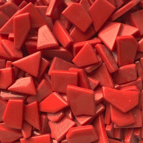 Verre Mosaique - glass mosaic -Glasmosaik-glasmozaïek-Ottoman Puzzels Bloedrood - mosaicshop