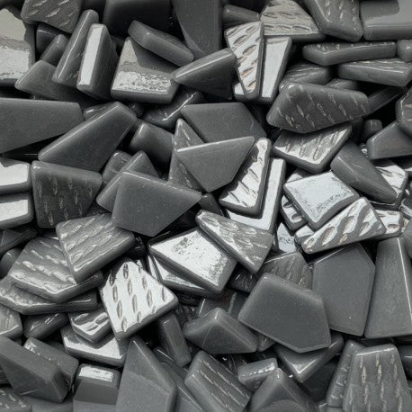 Verre Mosaique - glass mosaic -Glasmosaik-glasmozaïek-Ottoman Puzzels Houtskoolgrijs - mosaicshop