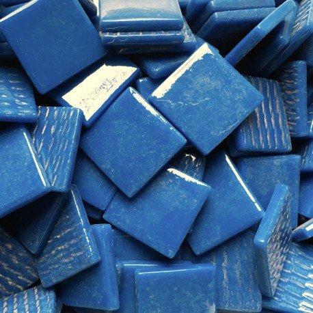 Pâtes De Verre 25mm Turquoise Foncé