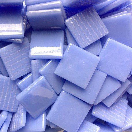 Verre Mosaique - glass mosaic -Glasmosaik-glasmozaïek-Pâte de Verre 25mm Lichtblauw - mosaicshop