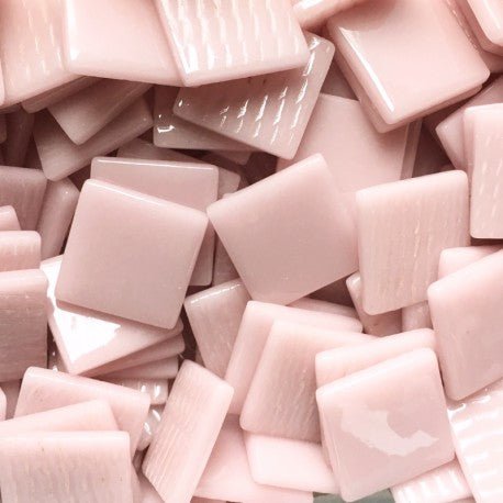 Mosaico de Vidrio 25mm Rosa Claro