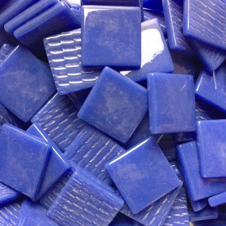 Pâtes De Verre 25mm Bleu Danube