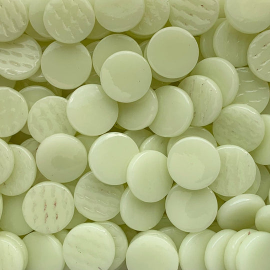 Rounds 18mm  Pale Yellow