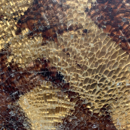 Crackle  Brun Doré
