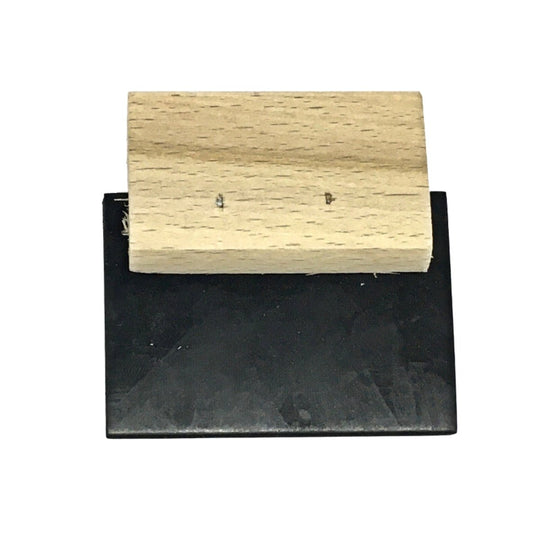 Espátula 7cm de Goma y Madera