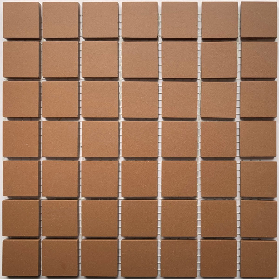 Winckelmans Havane – pastilhas de mosaico mates de 20x20 mm sobre rede