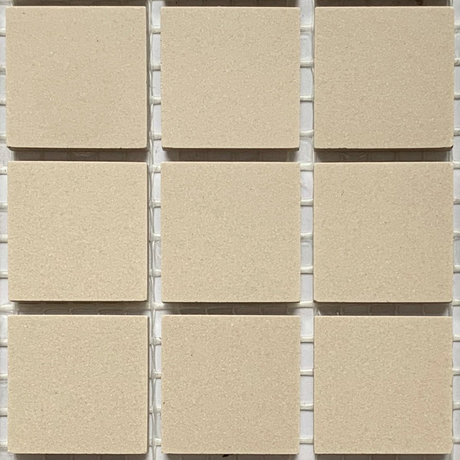 Winckelmans Linen – teselas de mosaico mates de 20x20 mm sobre malla