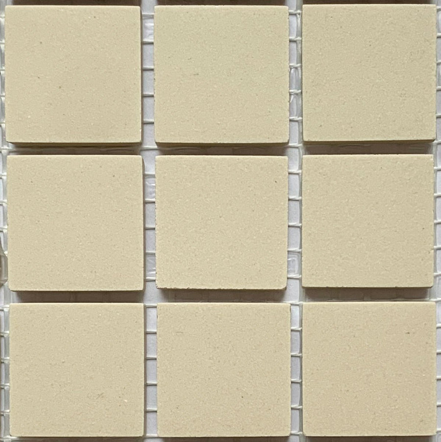 Winckelmans Ontario – pastilhas de mosaico mates de 20x20 mm sobre rede