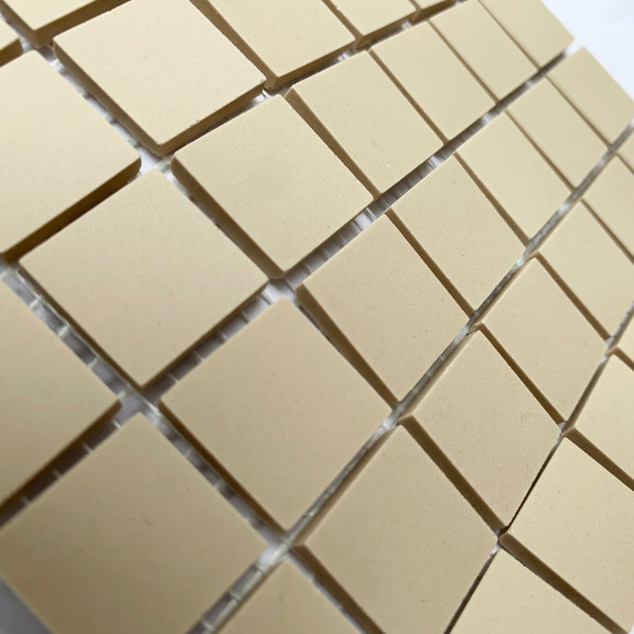 Winckelmans Ontario – pastilhas de mosaico mates de 20x20 mm sobre rede