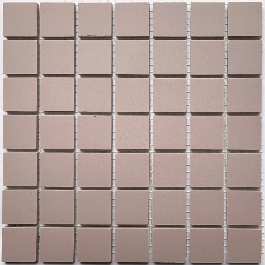 Winckelmans Parme – teselas de mosaico mates de 20x20 mm sobre malla